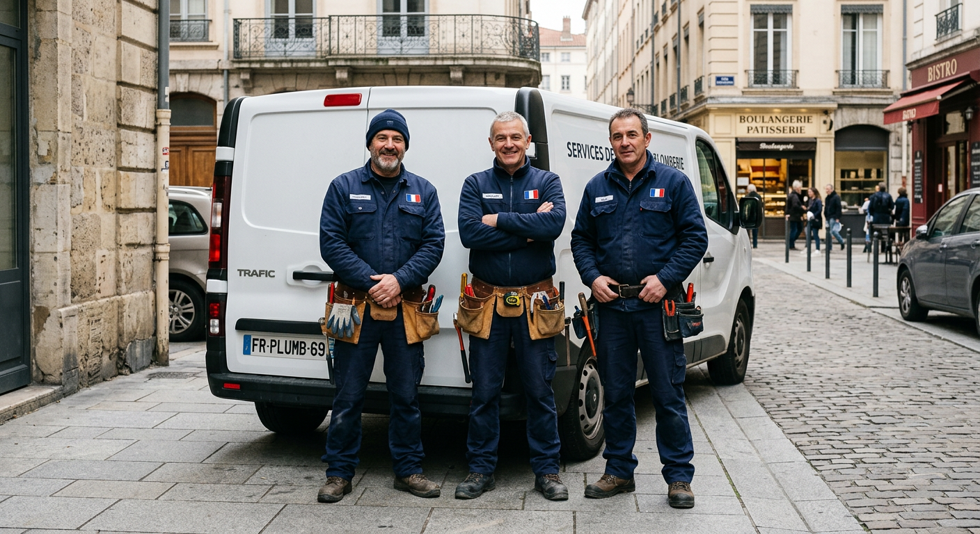 Équipe de plombiers professionnels Ateliers Plombier Bezons
